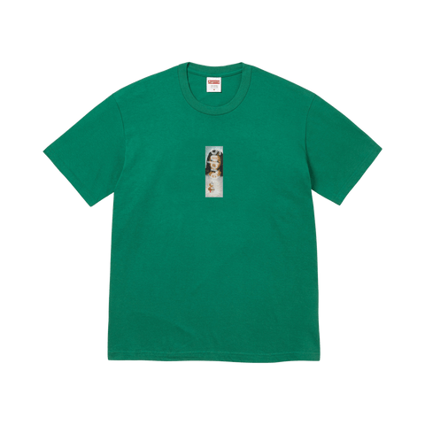 Supreme Prayer Card Box Logo Tee 'Light Pine' FW26T68-LIGHT-PINE