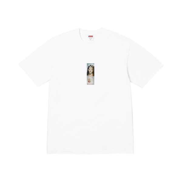 Supreme Prayer Card Box Logo Tee 'White' FW26T68-WHITE – SNEAQS