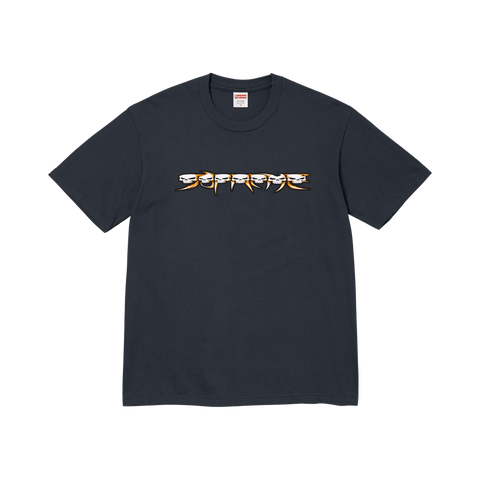 Supreme Skulls Spellout Tee 'Navy' FW26T24-NAVY
