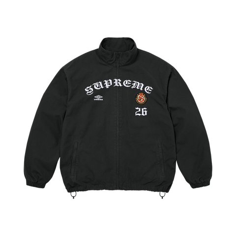 Supreme x Umbro Cotton Ripstop Track Jacket 'Black' FW26J92-BLACK