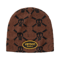 Supreme x Vanson Leathers Skull Beanie 'Brown' FW26BN15-BROWN