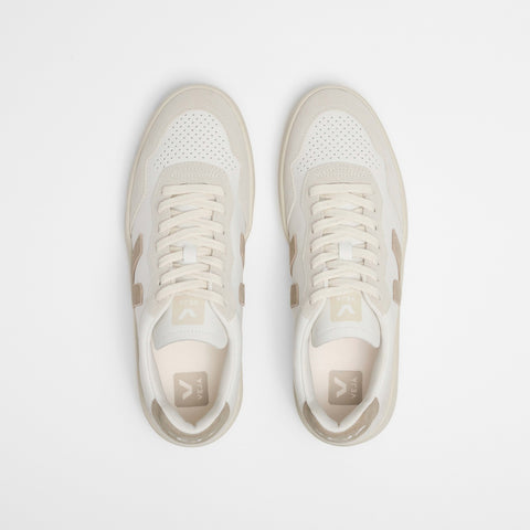 Veja-V-90 O.T. Leather White Taupe-Sneakers-VD2020909-SNEAQS-4