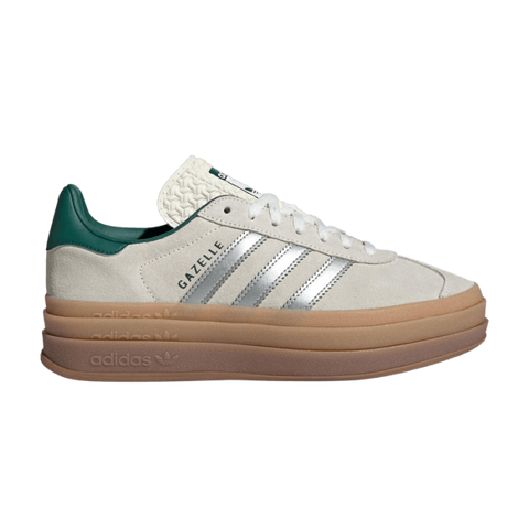 adidas-Gazelle Bold Off White Collegiate Green (Women's)-Sneakers-JI0328-SNEAQS-1