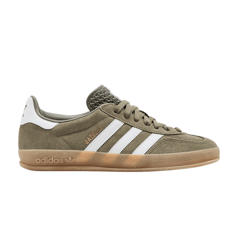 adidas Gazelle Indoor Olive Strata Cloud White Gum JQ0174