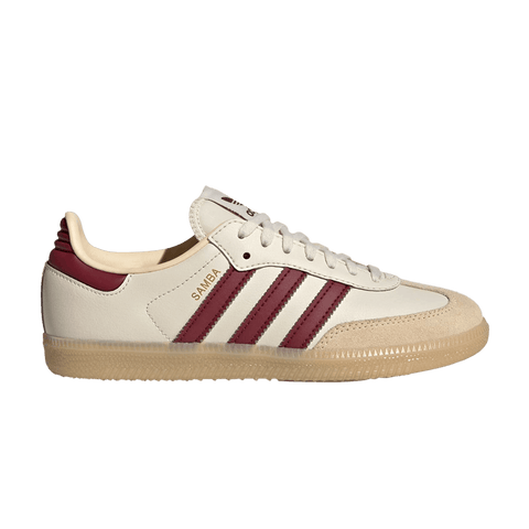 adidas Samba OG Wonder White Shadow Red Gum (GS) JQ8554