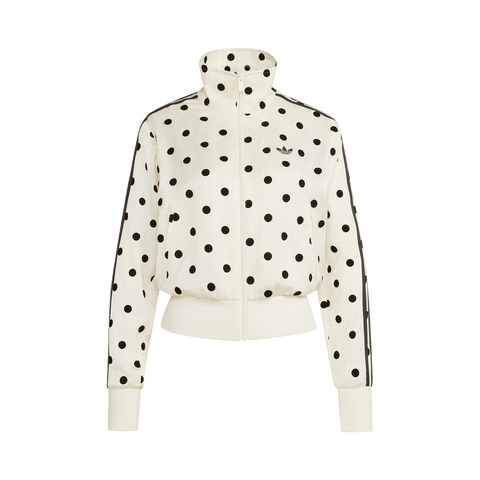 adidas Satin Polka Dots TT Track Top 'Off White' KV1165