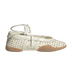 adidas Taekwondo Mei Ballet Basketweave Cream White (Women's)