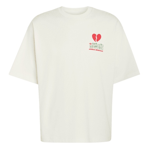 adidas V-DAY HEART BROKEN CAT GRAPHIC T-Shirt KW6396