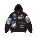 Supreme Stickers Hooded Sweatshirt Black FW26SW67-BLACK
