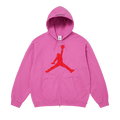 Supreme x Jordan Zip Up Hooded Sweatshirt 'Pink' SS26SW24-PINK