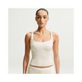 Nike SKIMS Matte Women's Square-Neck Tank NSKM Actv Ivory IR5037-108