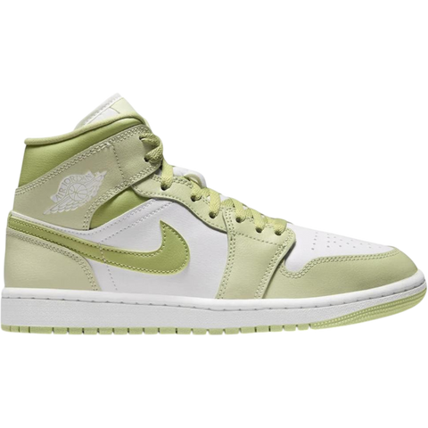 Nike Air Jordan 1 Mid Olive Aura Lawn (Women's) BQ6472-302